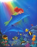 Little Mermaid Art Little Mermaid Art Underwater Dreams